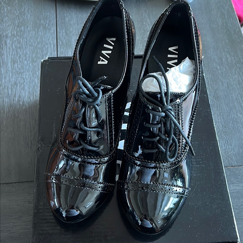 Viva: Womens Mary Jane Brogue Shoes/booties